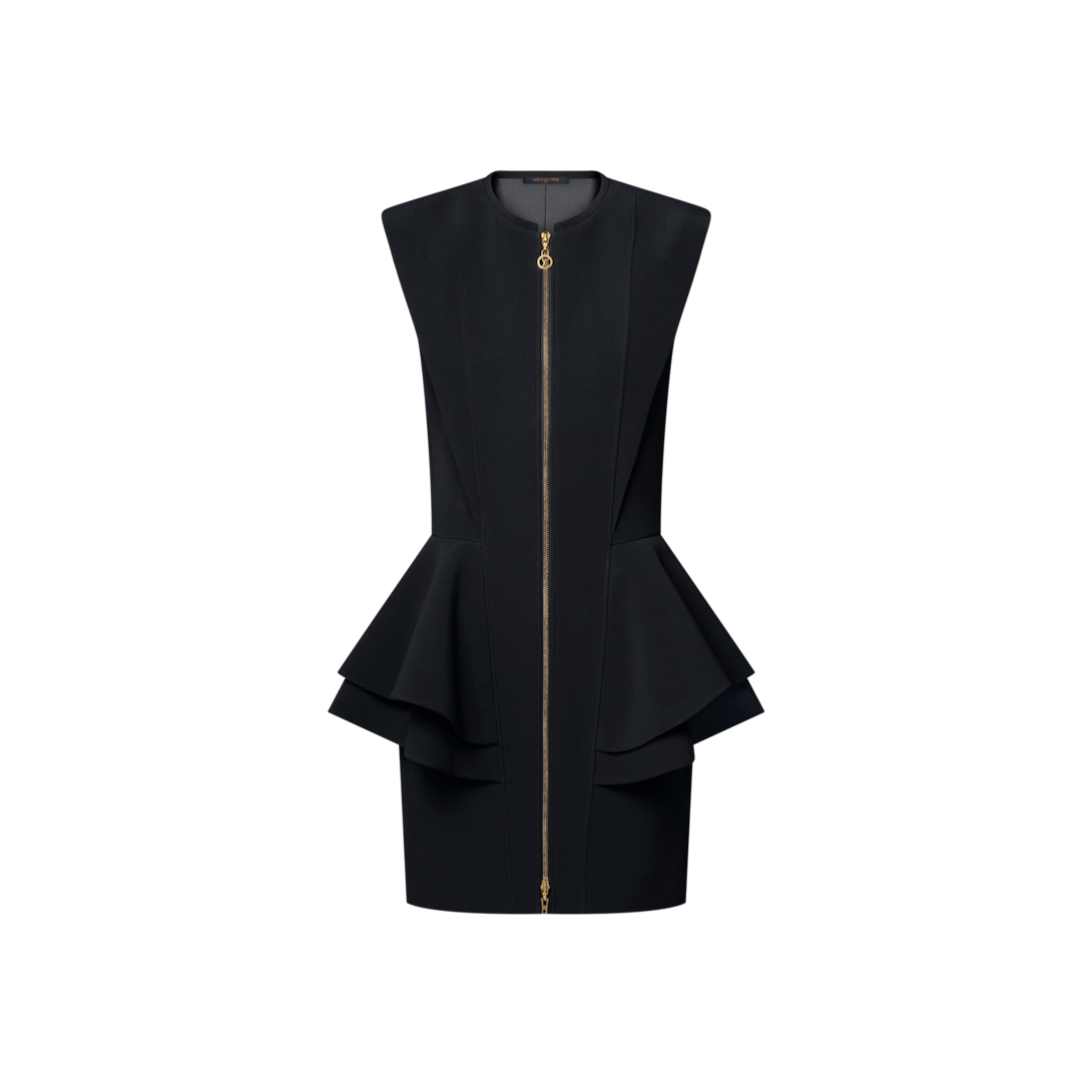 Zip-Up Peplum Dress - Women - Ready-to-Wear | LOUIS VUITTON ® Zip-Up Peplum Dress - Women - Ready-to-Wear | LOUIS VUITTON ®